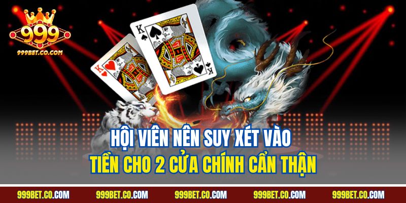 Hội viên nên suy xét vào tiền cho 2 cửa chính cẩn thận